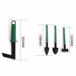 Set 12 Unelte de Gradina, Flippy, pentru Plantare Prelucrare Sol si Ingrijire Plante, Material PVC si Cardboard, Cutie Inclusa, 37x28 cm, Verde - imagine 5