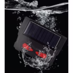 Set 2 Aparate Solare LED cu Ultrasunete, Flippy, Repelent pentru Animale Mari si Mici, Lumina Rosie si Alba, Anti Rozatoare, Anti Insecte, Frecventa 9-36KHZ, 10.2 x 10.6 x 2.8 cm, Negru - imagine 7