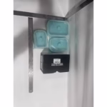 Set 3 caserole pliabile Flippy, din silicon, rezistenta la temperaturi ridicate, usor de depozitat si curatat, 350/500/800 ml, utilizare in cuptorul cu microunde, albastra - imagine 8