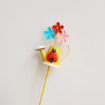 Set 3 Decoratiuni de Gradina, Flippy, Model Stropitoare, din Fier, 28 x 5 cm, Multicolor - imagine 5