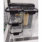 Set 4 Recipiente din Plastic, Flippy, pentru Alimente/Obiecte, Inchidere Ermetica, 1 x 460 ml, 2 x 700 ml, 1 x 1300 ml, Transparent - imagine 7