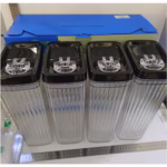 Set 4 Recipiente din Plastic, Flippy, pentru Alimente/Obiecte, Inchidere Ermetica, Textura Ondulata, 4 x 3.3 l, Transparent - imagine 8