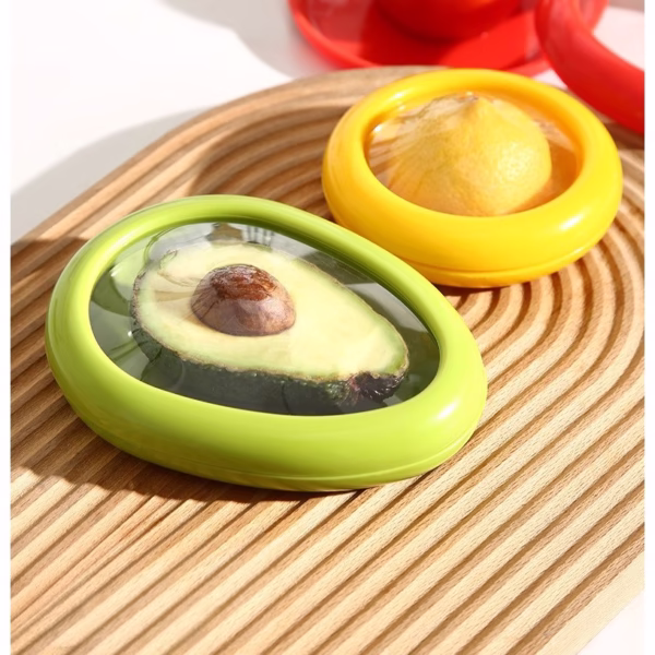 Set 4 Recipiente pentru Pastrarea Proaspata a Legumelor, Flippy, Cutii Portabile Sigilate Anti-oxidare, 4 Forme Diferite pentru Legume sau Fructe, Culori diferite - imagine 21