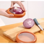 Set 4 Recipiente pentru Pastrarea Proaspata a Legumelor, Flippy, Cutii Portabile Sigilate Anti-oxidare, 4 Forme Diferite pentru Legume sau Fructe, Culori diferite - imagine 6