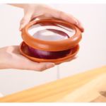 Set 4 Recipiente pentru Pastrarea Proaspata a Legumelor, Flippy, Cutii Portabile Sigilate Anti-oxidare, 4 Forme Diferite pentru Legume sau Fructe, Culori diferite - imagine 8