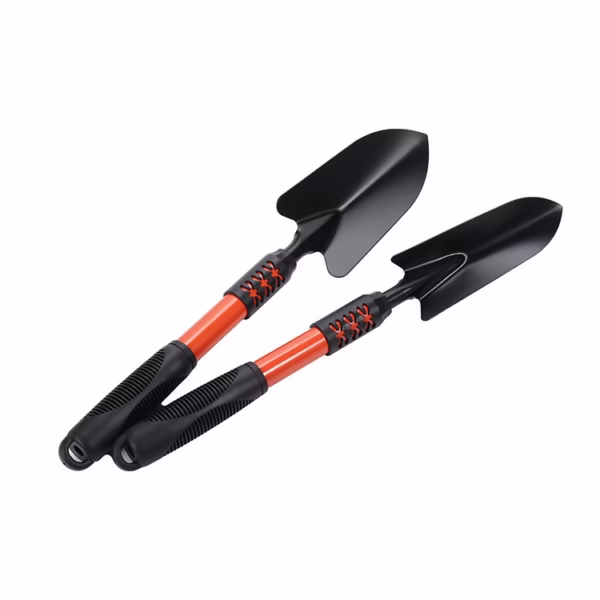 Set 4 Unelte de Gradina Flippy, Maner extensibil, pentru Plantare Prelucrare Sol si Ingrijire Plante, Material otel carbon, negru - imagine 7