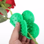 Set 4 Unelte de Gradinarit, Flippy, pentru Indepartare Spini Trandafiri si Taiere, din PVC/Otel Carbon, Rosu/Verde - imagine 6