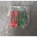 Set 4 Unelte de Gradinarit, Flippy, pentru Indepartare Spini Trandafiri si Taiere, din PVC/Otel Carbon, Rosu/Verde - imagine 7