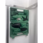 Set 5 accesorii pentru gradinarit Flippy, geanta depozitare inclusa, otel inoxidabil, 18.5 x 29.5 cm, verde - imagine 8