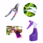 Set 5 accesorii pentru gradinarit Flippy, geanta depozitare inclusa, otel inoxidabil, 38 x 29 cm, mov - imagine 5