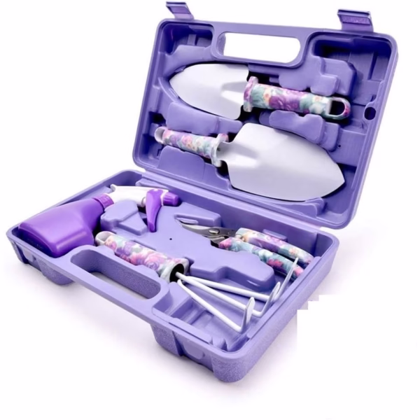 set-5-accesorii-pentru-gradinarit-flippy-geanta-depozitare-inclusa-otel-inoxidabil-38-x-29-cm-mov-main-64f065a6e0236 Set 5 accesorii pentru gradinarit Flippy, geanta depozitare inclusa, otel inoxidabil, 38 x 29 cm, mov - imagine 1