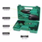 Set 5 accesorii pentru gradinarit Flippy, geanta depozitare inclusa, otel inoxidabil, 18.5 x 29.5 cm, verde - imagine 2