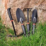 Set 7 Unelte de Gradina Flippy, pentru Plantare Prelucrare Sol si Ingrijire Plante, Material PVC si cardboard, 31.5 x 8 cm, negru - imagine 5