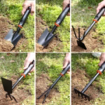 Set 7 Unelte de Gradina Flippy, pentru Plantare Prelucrare Sol si Ingrijire Plante, Material PVC si cardboard, 31.5 x 8 cm, negru - imagine 6
