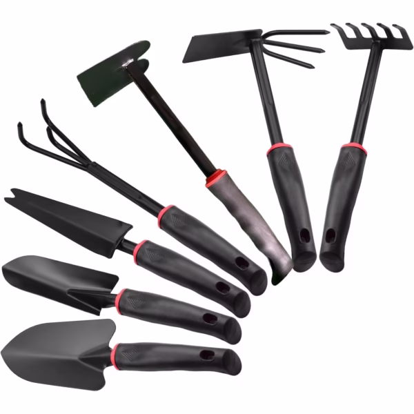 set-7-unelte-de-gradina-flippy-pentru-plantare-prelucrare-sol-si-ingrijire-plante-material-pvc-si-ca-main-64f1aded5f3b3 Set 7 Unelte de Gradina Flippy, pentru Plantare Prelucrare Sol si Ingrijire Plante, Material PVC si cardboard, 31.5 x 8 cm, negru - imagine 1