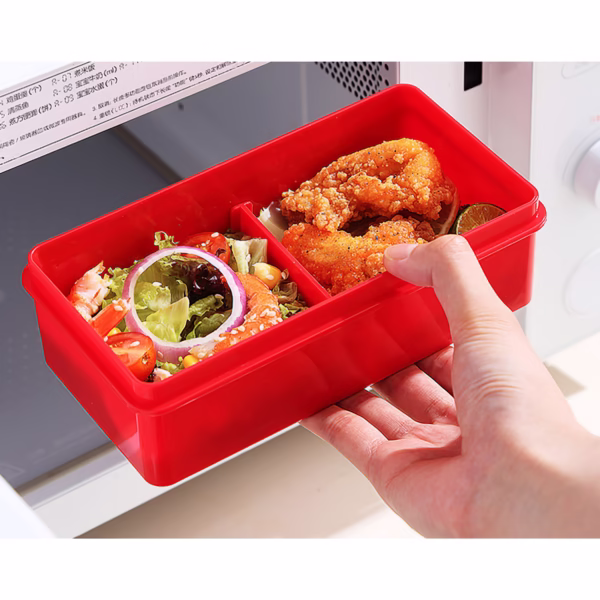 Set caserole pentru pranz interactive, Flippy, cuburi de construit, plastic, multicolor - imagine 2