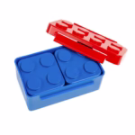 Set caserole pentru pranz interactive, Flippy, cuburi de construit, plastic, multicolor - imagine 6