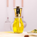 Sticla de ulei cu Pulverizator, Flippy, Sticla pentru Lichide de Bucatarie, Otet, Sos, 16.7 x 5.2 cm, Volum 200 ml, Gold - imagine 4