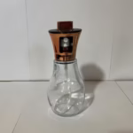 Sticla de ulei cu Pulverizator, Flippy, Sticla pentru Lichide de Bucatarie, Otet, Sos, 16.7 x 5.2 cm, Volum 200 ml, Roz Gold - imagine 4