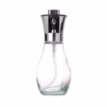 Sticla de ulei cu Pulverizator, Flippy, Sticla pentru Lichide de Bucatarie, Otet, Sos, 16.7 x 5.2 cm, Volum 200 ml, Silver