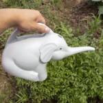 Stropitoare pentru Copii, Flippy, in forma de Elefant, 1500 mL, pentru Udat Plante, 19.5x17x11.8 cm, Albastru - imagine 2