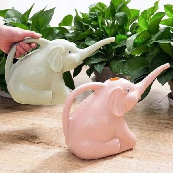 Stropitoare pentru Copii, Flippy, in forma de Elefant, 1500 mL, pentru Udat Plante, 19.5x17x11.8 cm, Roz - imagine 3