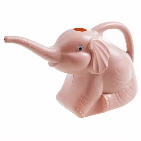 Stropitoare pentru Copii, Flippy, in forma de Elefant, 1500 mL, pentru Udat Plante, 19.5x17x11.8 cm, Roz - imagine 1