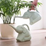 Stropitoare pentru Copii, Flippy, in forma de Elefant, 1500 mL, pentru Udat Plante, 19.5x17x11.8 cm, Verde - imagine 2