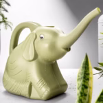 Stropitoare pentru Copii, Flippy, in forma de Elefant, 1500 mL, pentru Udat Plante, 19.5x17x11.8 cm, Verde - imagine 4