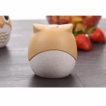 Suport pentru Scobitori, Flippy, Model Bufnita, Multifunctional, 8.3x7.8 cm, Portocaliu - imagine 10