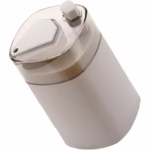 Suport Scobitori, Flippy, Automat, cu Buton si Capac, din PP, 9.5x6 cm, Gri - imagine 2