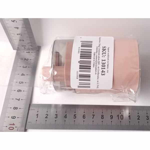 Suport Scobitori, Flippy, Automat, cu Buton si Capac, din PP, 9.5x6 cm, Roz - imagine 4