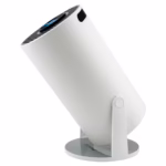 Video Proiector Portabil cilindric HY300, Flippy, Inteligent, HD 1280×720, Wireless, Compatibil cu Android/iOS, AC, 19 x 11 x 9 cm, Alb - imagine 2