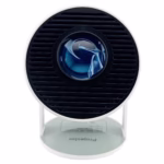 Video Proiector Portabil cilindric HY300, Flippy, Inteligent, HD 1280×720, Wireless, Compatibil cu Android/iOS, AC, 19 x 11 x 9 cm, Alb - imagine 6