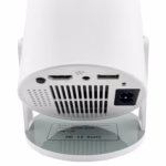 Video Proiector Portabil cilindric HY300, Flippy, Inteligent, HD 1280×720, Wireless, Compatibil cu Android/iOS, AC, 19 x 11 x 9 cm, Alb - imagine 8