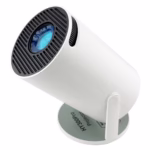 Video Proiector Portabil cilindric HY300PRO, Flippy, Inteligent, Full HD 1080 x 1280, Wireless, Compatibil cu Android/iOS, 17 x 10 x 9 cm, Alb - imagine 11