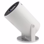 Video Proiector Portabil cilindric HY300PRO+, Flippy, Inteligent, ULTRA HD 1920 x 1080, Wireless, Compatibil cu Android/iOS, 13 x 11 x 9 cm, Alb - imagine 4