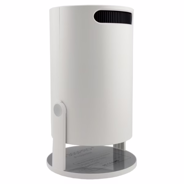 Video Proiector Portabil cilindric HY300PRO+, Flippy, Inteligent, ULTRA HD 1920 x 1080, Wireless, Compatibil cu Android/iOS, 13 x 11 x 9 cm, Alb - imagine 5