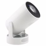 Video Proiector Portabil cilindric HY300ULTRA, Flippy, Inteligent, ULTRA HD 4K 1920 x 1080, Wireless, Compatibil cu Android/iOS, DC, 17 x 11 x 9.5 cm, Alb - imagine 3