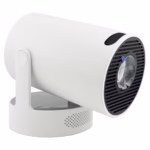 Video Proiector Portabil cilindric HY300ULTRA, Flippy, Inteligent, ULTRA HD 4K 1920 x 1080, Wireless, Compatibil cu Android/iOS, DC, 17 x 11 x 9.5 cm, Alb - imagine 6