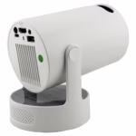Video Proiector Portabil cilindric HY300ULTRA, Flippy, Inteligent, ULTRA HD 4K 1920 x 1080, Wireless, Compatibil cu Android/iOS, DC, 17 x 11 x 9.5 cm, Alb - imagine 8