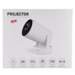 Video Proiector Portabil cilindric HY300ULTRA, Flippy, Inteligent, ULTRA HD 4K 1920 x 1080, Wireless, Compatibil cu Android/iOS, DC, 17 x 11 x 9.5 cm, Alb - imagine 9
