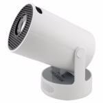 Video Proiector Portabil cilindric HY300ULTRA, Flippy, Inteligent, ULTRA HD 4K 1920 x 1080, Wireless, Compatibil cu Android/iOS, DC, 17 x 11 x 9.5 cm, Alb