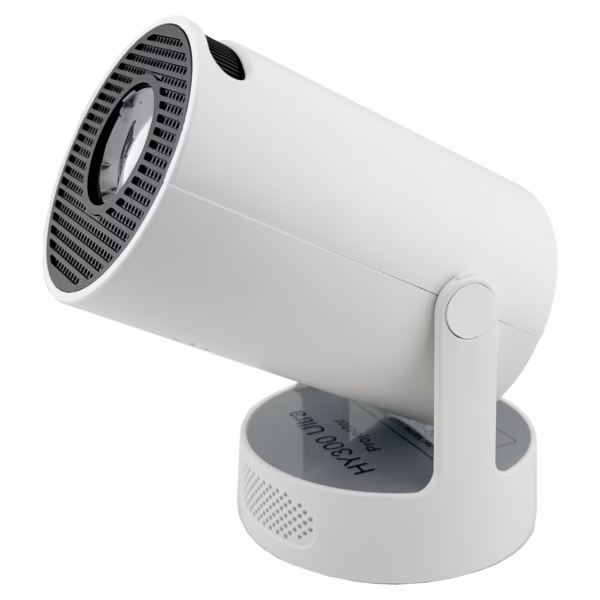 video-proiector-portabil-cilindric-hy300ultra-flippy-inteligent-ultra-hd-4k-1920-x-1080-wireless-com-main-6936c36acc574 Video Proiector Portabil cilindric HY300ULTRA, Flippy, Inteligent, ULTRA HD 4K 1920 x 1080, Wireless, Compatibil cu Android/iOS, DC, 17 x 11 x 9.5 cm, Alb - imagine 1