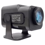 Video Proiector Portabil HY320 MINI, Flippy, Inteligent pentru Jocuri, Ultra HD 1920 x 1080, Wireless, Compatibil cu Android/iOS, AC, 17 x 10 x 9 cm, Negru - imagine 2