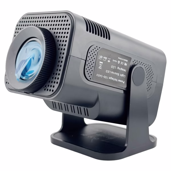 Video Proiector Portabil HY320 MINI, Flippy, Inteligent pentru Jocuri, Ultra HD 1920 x 1080, Wireless, Compatibil cu Android/iOS, AC, 17 x 10 x 9 cm, Negru - imagine 5