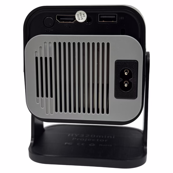 Video Proiector Portabil HY320 MINI, Flippy, Inteligent pentru Jocuri, Ultra HD 1920 x 1080, Wireless, Compatibil cu Android/iOS, AC, 17 x 10 x 9 cm, Negru - imagine 8