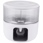 Dozator de apa Flippy, 3 compartimente rotative, capacitate mare de 3l, alb - imagine 7