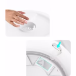 Dozator etajat de cereale Flippy, rotativ 360, 6 compartimente, capacitate 10L, cofrag special pentru oua, vas pentru scurgerea cerealelor, 35x27.5 cm, alb - imagine 23