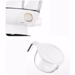 Dozator etajat de cereale Flippy, rotativ 360, 6 compartimente, capacitate 10L, cofrag special pentru oua, vas pentru scurgerea cerealelor, 35x27.5 cm, alb - imagine 10
